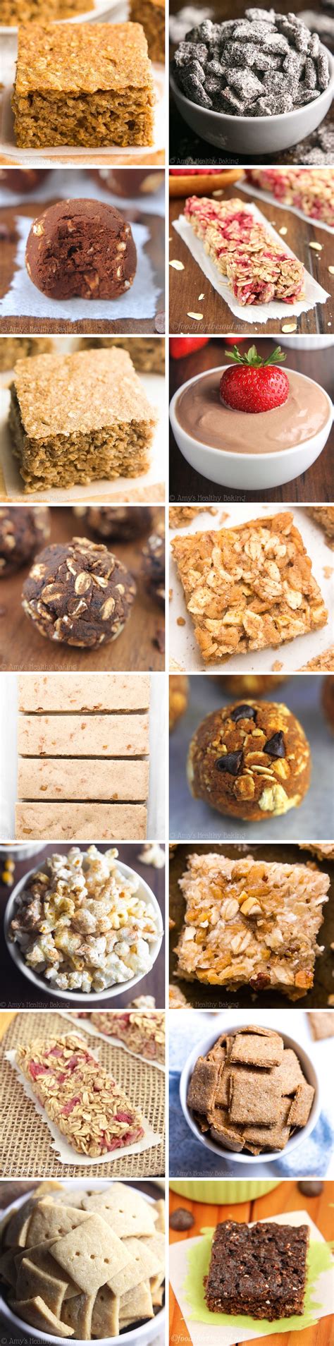 40 Easy & Healthy Snack Recipes | Amy's Healthy Baking