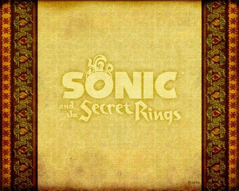 Sonic and the Secret Rings - Sonic and the Secret Rings - Gallery - Sonic SCANF