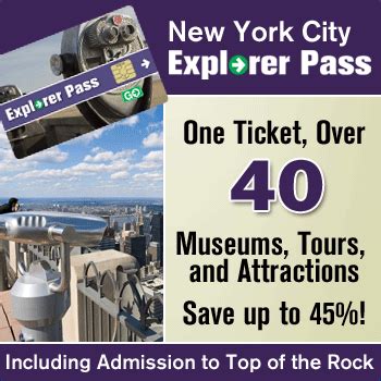 The New York City Explorer Pass, another option to visit New York