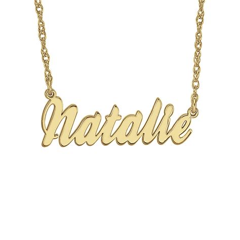 Cursive Nameplate Necklace - Be Monogrammed