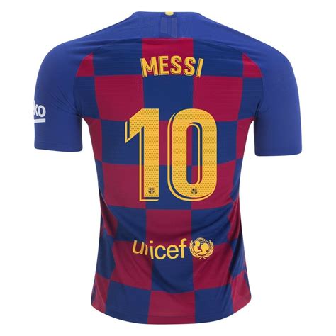 NIKE LIONEL MESSI BARCELONA VAPORKNIT VAPOR MATCH HOME JERSEY 2019/2020 ...