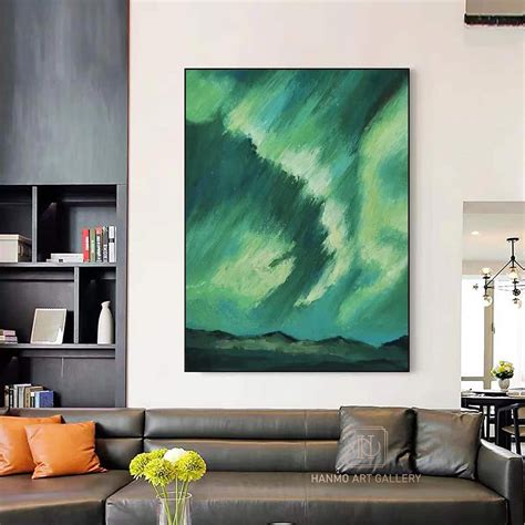 Green Abstract Art Canvas Green Painting Green Wall Art Green - Etsy