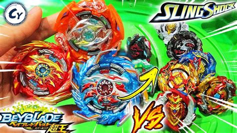 SPARKING VS TURBO! BEYBLADE BURST SPARKING VS BEYBLADE BURST SLINGSHOCK BEYSTADIUM - YouTube