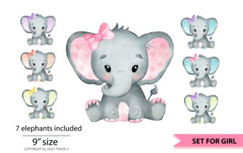 Download High Quality baby elephant clipart purple Transparent PNG ...