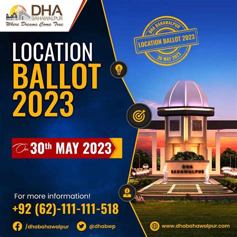 DHA Bahawalpur Schedules 2023 Location Ballot, Sets Deadlines for Plot Costs and Documentation ...