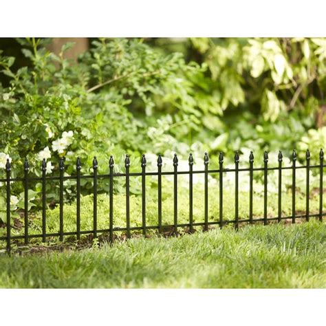 Empire Black Powder Coated Steel Garden Edging (Common: 0.03-in x 22.52 ...