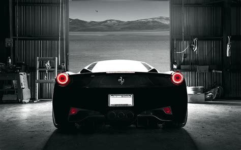 Black Ferrari Wallpaper Photo #fpB | 자동차, 오토바이