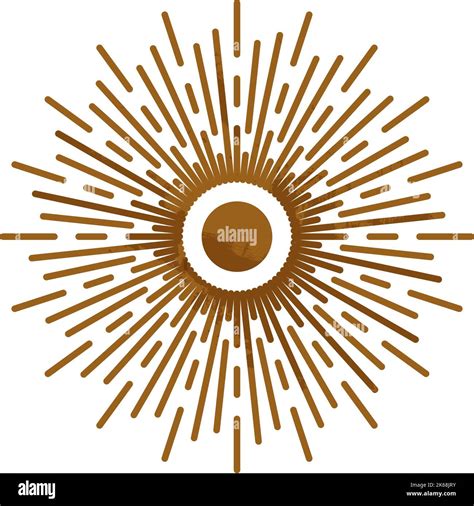 Sun golden symbol. Shining astrology sign. Cosmic icon Stock Vector Image & Art - Alamy