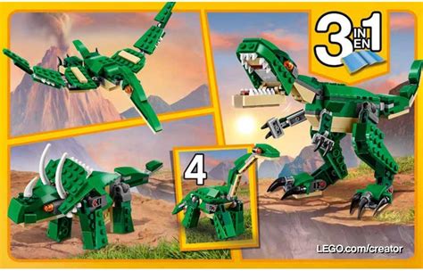 View LEGO® instruction 31058 Mighty Dinosaurs - LEGO instructions and ...