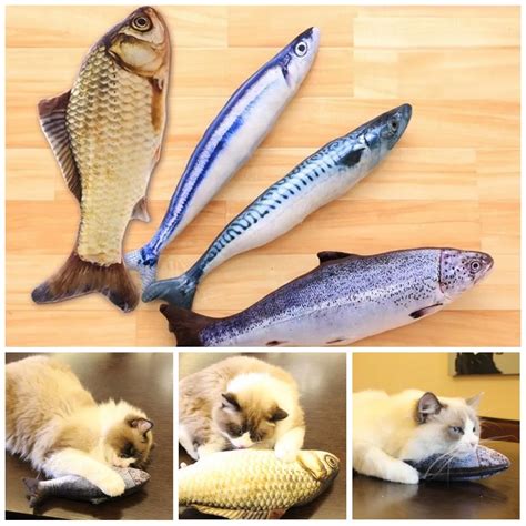 wholesale 10pcs/lot Mint Fish Cat Toy Simulation Fish Toy Stuffed Fish ...