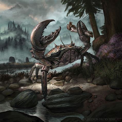 ArtStation - Legends Decks - Ankle Snapper Mudcrab, Jeffrey Read | Elder scrolls art, Elder ...