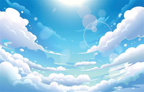 concept de fond ciel bleu skyscape 6029969 Art vectoriel chez Vecteezy