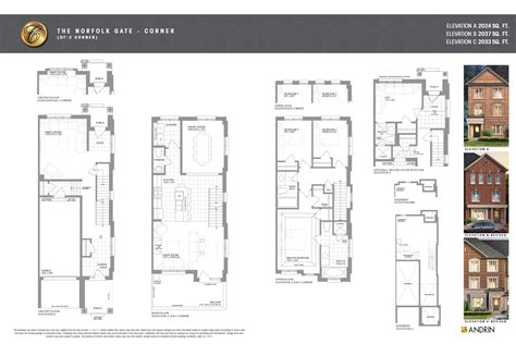 Claridge Gate - The Norfolk Gate Floor Plan, Vaughan ON | Livabl