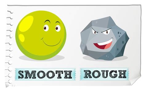 Rough And Smooth Objects Examples