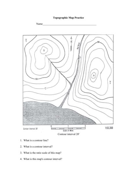 Topographic Map Practice