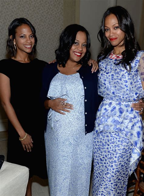 Zoe Saldana Throws Baby Shower For Her Sister