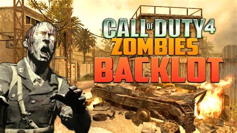 CALL OF DUTY 4 ZOMBIES: BACKLOT ★ Call of Duty Zombies Mod (Zombie Games) - YouTube