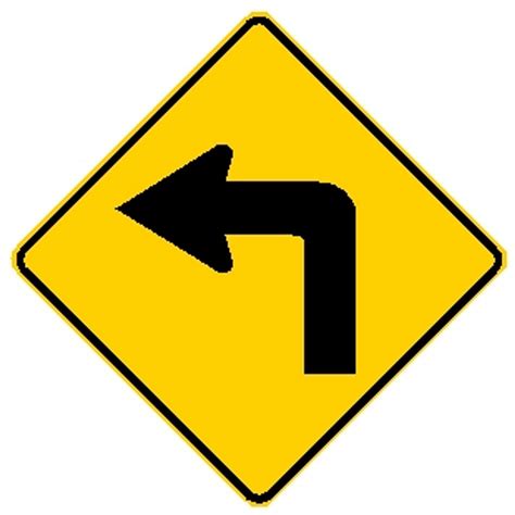 Left Turn Sign | Left Turn Road Sign | Left Signs