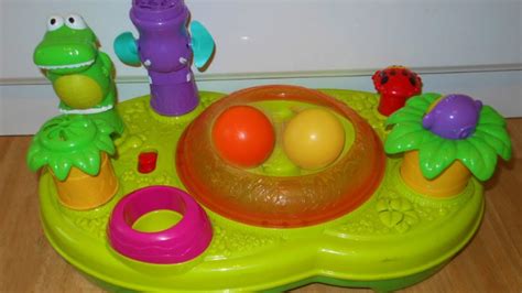 Playskool Busy Ball-activity Center ball popper toy review - YouTube