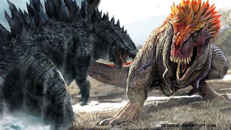 T-Rex vs Godzilla - DinoPit