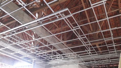 Gambar Rangka Plafon Drop Ceiling – DIKBUD