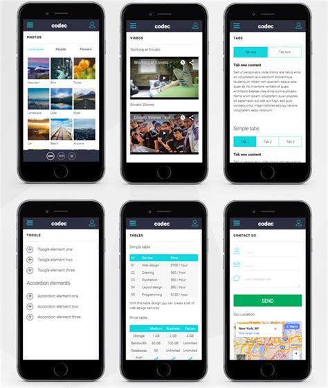 30+ Best jQuery Mobile Web Templates 2016 - DesignMaz