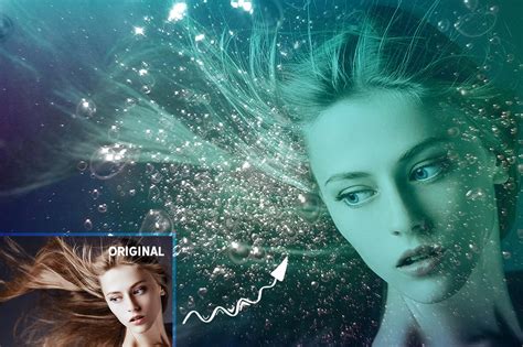 Underwater Effect Photoshop Templates & Textures - Master Bundles