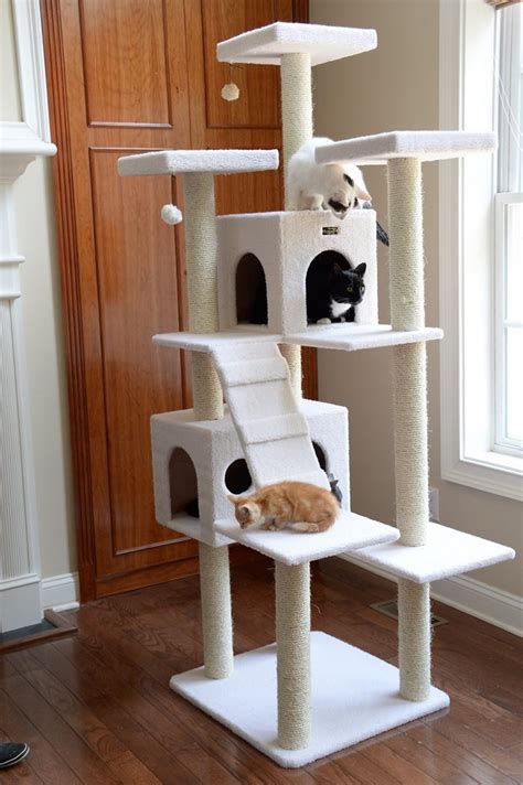 16 Adorable Free Cat Tower Plans For Your Furry Friend - The ART in LIFE