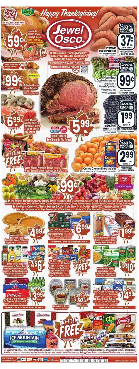 Jewel Osco (IL) Weekly Ad Flyer Specials November 15 to November 23, 2023