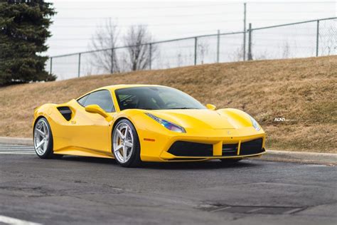 Giallo Modena Ferrari 488 GTB - ADV5 Track Spec Advanced Series Wheels