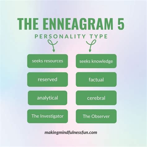 The Enneagram 5 Personality » Making Mindfulness Fun