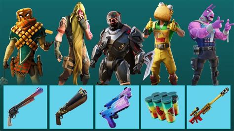 All Fortnite Exotic & Mythic Weapons in Chapter 3 - Season 1