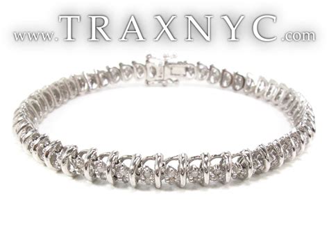 Silver Diamond Bracelet 32748 Ladies Diamond White .925 Silver