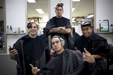 haircrush: JUSTICE CREW STYLES IT UP AT DE LORENZO