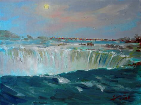 Niagara Falls Painting by Ylli Haruni