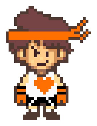 Undertale the Orange soul (bravery) | Pixel Art Maker