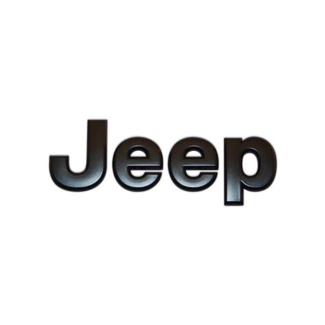 '07-Current JK "Jeep" Emblem (Black) – CBJeep