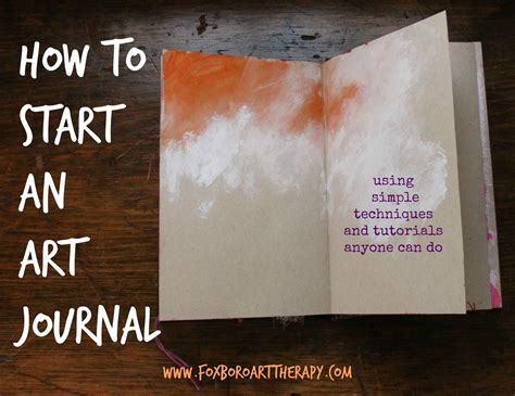 How to Start an Art Journal