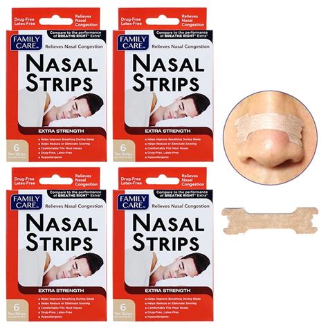 24 Breathe Right Nasal Strips Adult Kids Size Nose Band Breath Reduce Snoring - Walmart.com ...