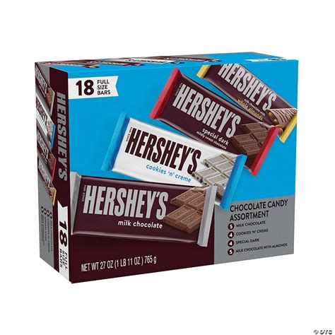 HERSHEY’S Full Size Special Candy Bar Assortment, 27 oz, 18 Count ...