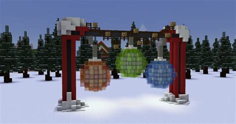 ️Minecraft Christmas Builds 14/25 🎁 ORNAMENTS Minecraft Map