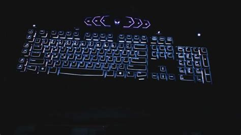 Alienware tactx keyboard unboxing+review - YouTube