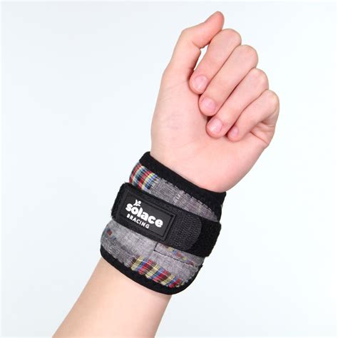 Patterned Adjustable Wrist Wrap | Solace Bracing