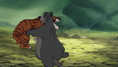 Image - Baloo the Bear still grabs Shere Khan the Tiger's tail.jpg | Jungle Book Wiki | Fandom ...