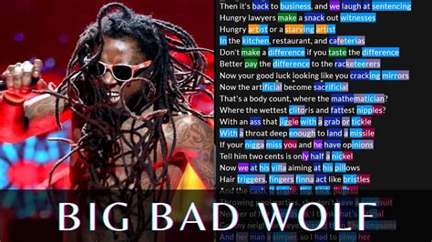 Lil Wayne - Big Bad Wolf | Lyrics, Rhymes Highlighted - YouTube