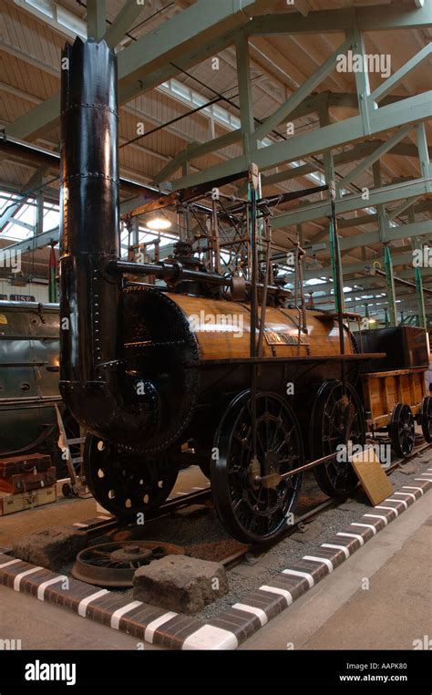 Locomotion No 1 at Darlington railway museum Stock Photo - Alamy