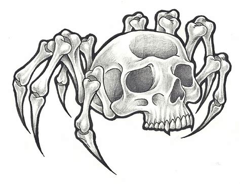 Scary Spider Drawing at GetDrawings | Free download