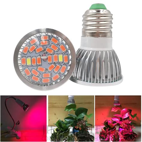 5pcs indoor plant led light 28 leds led grow light full spectrum 18 ...