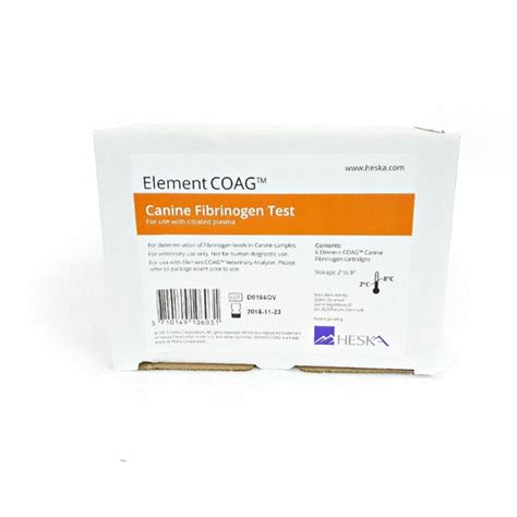 Fibrinogen Test for Veterinary Clinics – Heska Canada Limited