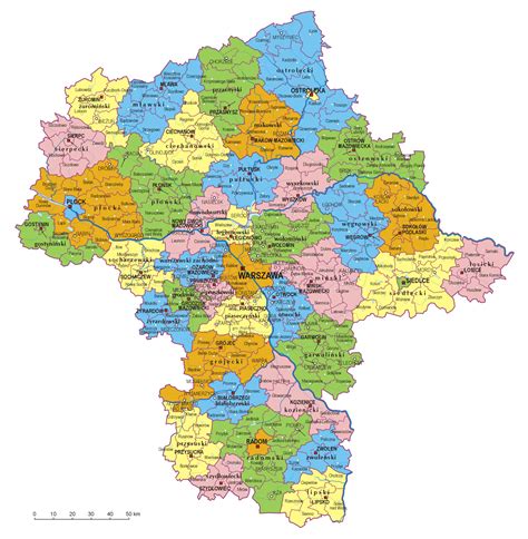 Map of Poland (Detailled Political Map) : Worldofmaps.net - online Maps ...